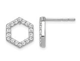 1/2 Carat (ctw D-E-F, VS2-SI1) Lab-Grown Diamond Earrings in 14K White Gold